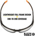 Klein Tools 60163 Safety Glasses, Professional PPE Protective Eyewear with Scratch Resistant Clear Lens