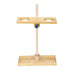 2 Holes Funnel Stand, Adjustable Height Wooden Lab Separating Funnel Rack for School Laboratory Experiment