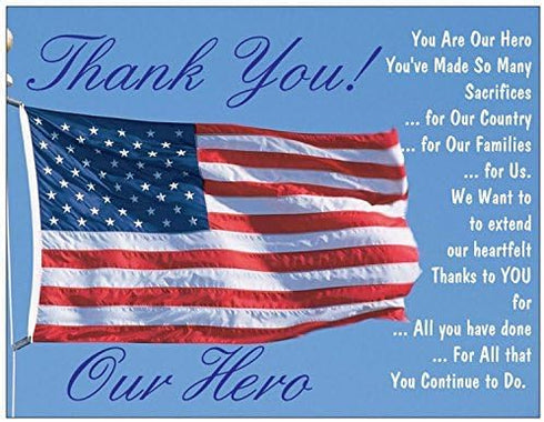 www.SassyXpressions.com SassyXpression Hero Thank You Cards with Envelopes - Thank You Notes with