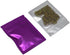 FERENLI 100 Pcs Mylar Zipper Lock Food Storage Bags, Matte Aluminum Foil Airtight Pouches (7.5x10cm, Purple)