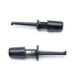 10 Pcs Black Mini Grabber Test Probe, Single Hook Clip for Multimeter Wire Lead