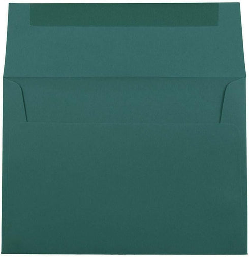 JAM PAPER A7 Premium Teal Green Invitation Envelopes - 5 1/4 x 7 1/4 - 100/Pack