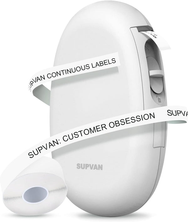 SUPVAN E10 Label Maker Portable Thermal Handheld for Organizing, Bluetooth Wireless Mini Labelmaker for Home Office
