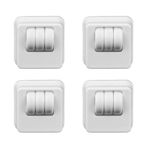 Generic Furniture Leg Wheels - 4 Pack Smooth-Rolling 360 Swivel | Heavy Load