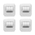 Generic Furniture Leg Wheels - 4 Pack Smooth-Rolling 360 Swivel | Heavy Load