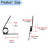 10pcs Torsion Springs 60/90/120/180 Degrees V-Shaped Torsional Spring, Wire Diameter 1.2mm Small Torsion Springs Kit for Home Repair & DIY Project ( Style : 60 Degrees , Size : 1.2mm x 10mm x 3laps )