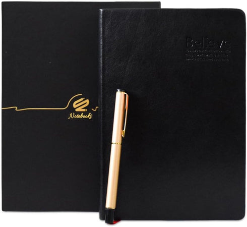 Lemical 720 Pages Thick Journal - Leather Notebook with Gift Box & Pen, Lined Paper Travel Diary for Writing