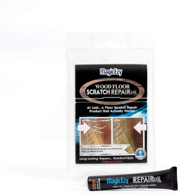 MagicEzy Wood Scratch RepairEzy - Clear Hardwood Floor Touch Up and Furniture Scratch Remover