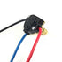Zing Ear ZE-136M 3/8 Two Circuit 3-Way Rotary Button Switch, Brass Replacement Part for Lamps
