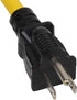 4-1 12AWG Heavy Duty AC Plug to 20 Amp Adapter Cable, 5-15P to 5-20R, 1FT