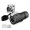 CNLINKO Outdoor Lighting Electrical Cable Power Connectors, Waterproof M16 4PIN Male to Female Panel Mount Connector