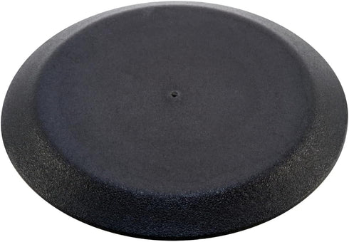 2 1/2" 2.5 inch Flush Mount Black Plastic Body and Sheet Metal Hole Plug Qty 1