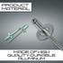 100PCS Large Flange Aluminum Pop Rivets 3/16" X 3/4" Big Head Steel Mandrel Dome Body Blind Clenches