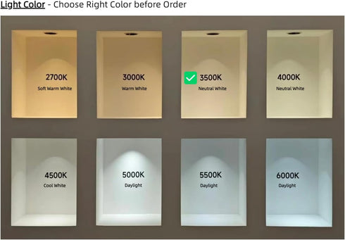 G25 Bulbs, 60W 500 CRI90+ E26 Dimmable 3500K, Bulbs 6 Pack LED Globe Light Equivalent Lumens, Base Neutral White Edison