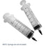 100 Pack Luer Lock Syringe Caps for Luer Slip Lock Tip, Leak-Free Dispensing, Black