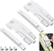 ZUONAI Sliding Window Sash Locks: 2 Pack Cam Locks for Double Hung Vinyl Windows, Security Replacement for Sliding