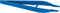 EISCO 5" Disposable Plastic Forceps/Tweezers, Contoured Handle, Pack of 1