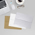 LUXPaper Silver Metallic A7 Invitation Envelopes | Peel & Press | 5 1/4" x 7 1/4" | 80lb Text | 50 Qty