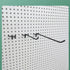 50pc Pegboard Hooks, L Style Long Shelving Hooks, Rustproof Peg Board Tool Utility Hooks Fit 1/4" or 1/8" (6Inch, Black)