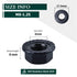 EASTLO M8-1.25 304 18-8 20 Hex Head Serrated Flange Nuts, Stainless Steel Hexagon Head Flange Nuts for Home Automotive