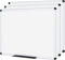 VIZ-PRO Dry Erase Board/Whiteboard, Non-Magnetic, Pack of 3, 24 X 18 Inches, Wall Mounted Board for School Office and