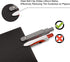 Quick Dry Ink Pens, Gel Pens Fine Point, 0.5 mm Black Ink Retractable Rollerball Pens for School Office Supplies, 5Pcs