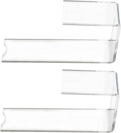 PRETYZOOM 2pcs Acrylic High Heel Display Stands for Retail Shop Transparent Shoe