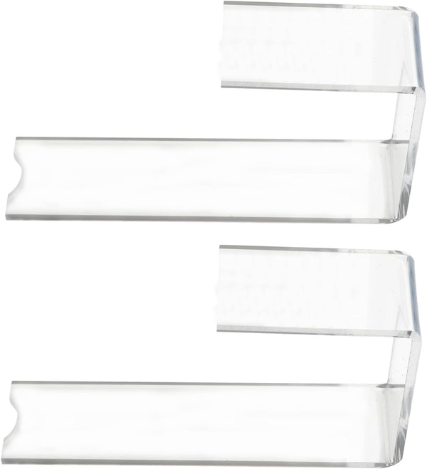 PRETYZOOM 2pcs Acrylic High Heel Display Stands for Retail Shop Transparent Shoe