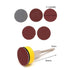 1 inch/25mm Sanding Discs Pad, 100pcs 100-3000 Grit Sandpapers with 1/8" Shank Backing Pad for Drill Grinder Tools