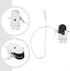 Septoolshop Easy To Use Pull Cord Wall Light Switch Compatible With Table Lamps And Floor Lamps, Enhanced Functionality