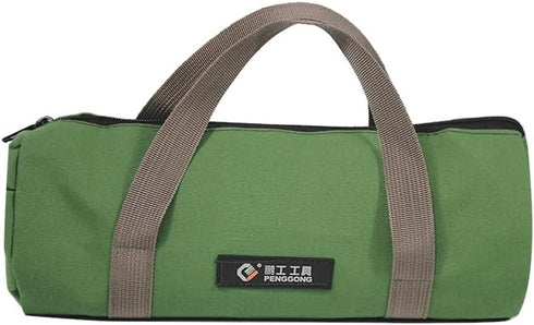 Electrician Woodworking Tools Roll Bag, Multifunctional Thickened Small Size Handheld Mechanic Toolbox