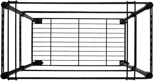 Oceanstar 2-Tier Metal Rolling File Cart, 24 in. L x 12.4 in. W x 28 in. H, Black