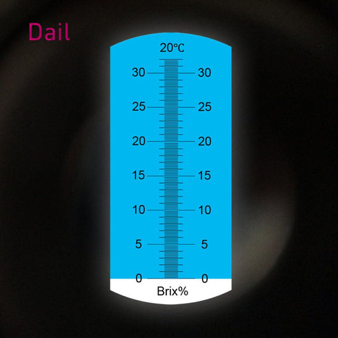 Brix Refractometer with ATC - Brix 0-32 Hydrometer for Wine Making and Homebrew Kit