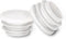 MewuDecor 16mm (5/8 Inch) Round Plastic Plug, Round White Plastic End Cap,