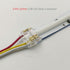 3-Pin 12mm COB LED Strip Connector Kit, Pack of 25 for Solderless Strip-to-Wire and Strip-to-Strip Joints