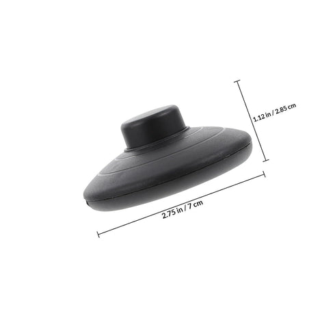 10pcs Veemoon Black Foot Pedal Switch Replacement for Floor Lamp Power Cord Inline Step Light Control Self-Locking Push