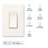Kasa Smart Dimmer Switch HS220, Single Pole, Needs Neutral Wire, 2.4GHz Wi-Fi Light Switch Compatible with Alexa and Google Home, UL Certified, No Hub Required, Light Almond