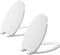 Toilet Seat Elongated 2 Pack, Toilet Seats with Cover Quiet Close, Never