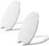Toilet Seat Elongated 2 Pack, Toilet Seats with Cover Quiet Close, Never