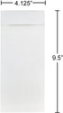 JAM PAPER #10 Policy Business Strathmore Envelopes - 4 1/8 x 9 1/2 - Bright White Wove - 50/Pack