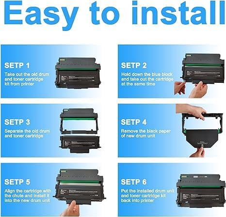 LCL Compatible 1 Pack Black 013R00691 High-Yield Drum Unit Replacement for Xerox B230/B225/B235 Printers