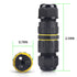 IP68 Waterproof 2 Way 2 Pin Junction Box, Electrical Cable Connector, 5 Pack 17.5A 400V M16 Wire Range