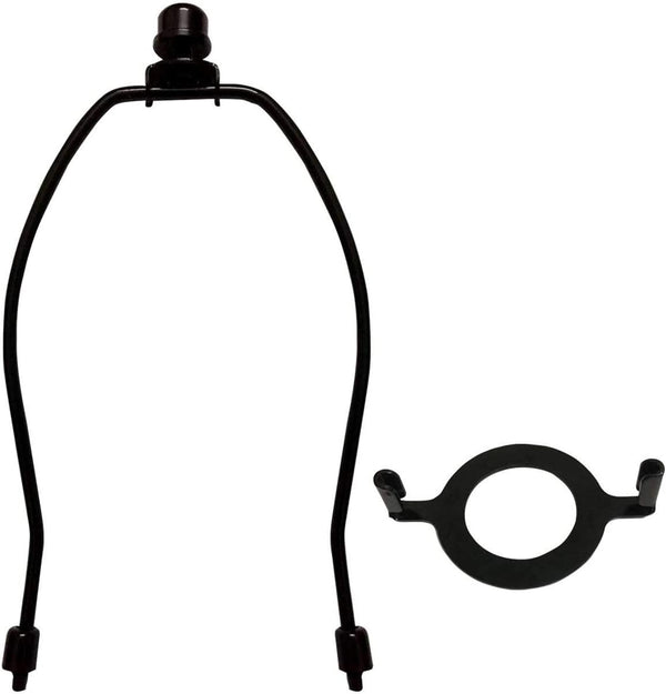 RddenIy 6" Lamp Shade Harp Holder and E26 Light Base UNO Fitter Adapter