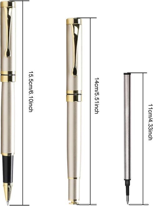 Luxury Ballpoint Pens Gift Set for Men & Women, Professional Executive Office Pens, Classy Gift Box