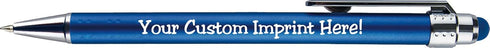 Express Pencils 12 Personalized Pens with Stylus Tip -Bright Vibes- Click action - Custom - Black writing - Printed