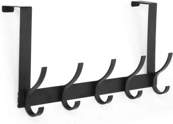Over The Door Hooks, Towel Racks for Bathroom with 10 Coat Hooks, Hanger for Coats and Towels