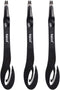 Eagle Staple Remover, Push-Style Staple Puller with Built-in Letter Opener, 3-Pack, Black