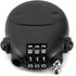4 Pack QWORK Retractable Cable Lock, Security Password Lock Steel Cable Luggage Locks