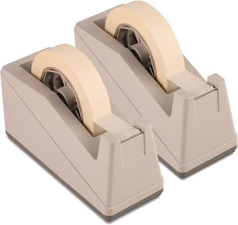 Lichamp 2 Pack Desktop Tape Dispenser Holder with Large 3 Inch Core for Various Tapes, 0228LG