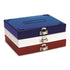 Heathrow Scientific HS15994M 100 Place Slide Box, Blue